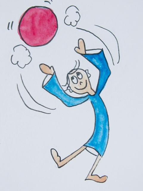 "Play ball!" a cartoon by Terri Laureta (Terri Laureta) "Play ball!" a cartoon by Terri Laureta (Terri Laureta)