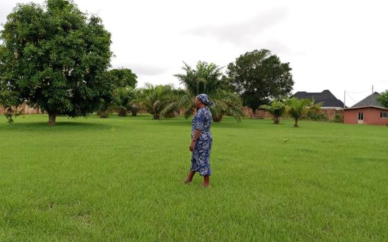 Sr. Monica Umeh Uchechukwu reflects with nature. Her favorite time for prayer is early in the morning, on waking from her night's sleep. "I love beginning my day with the Lord, because from experience, I have learned that the practice sets the direction of the day for me," she said. (Courtesy of Monica Umeh)