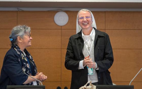 Consolota Missionary Sr. Simona Brambilla, the keynote speaker for the UISG general assembly, shared stories of women religious who had lived with Gospel courage even in dangerous mission work. (Courtesy of UISG)