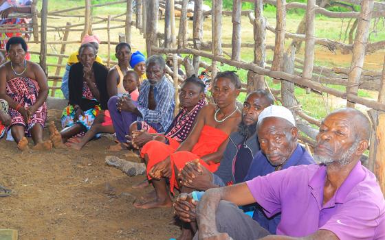 People are pictured who reside at the Kaya Godoma Rescue Centre in Kilifi, a coastal town in Kenya. Some elderly individuals at Kaya Godoma have been accused of witchcraft by members of their community and even their relatives. This has led to them being violently driven from their homes. (GSR photo/Doreen Ajiambo)