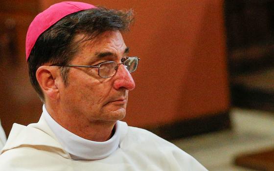 Bishop Joseph Tyson of the Diocese of Yakima, Wash., is seen in a 2020 file photo. (CNS/Paul Haring)