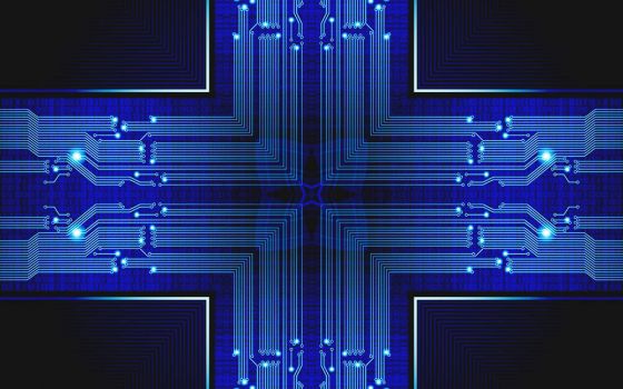 Circuit board cross (Pixabay/ParallelVision)